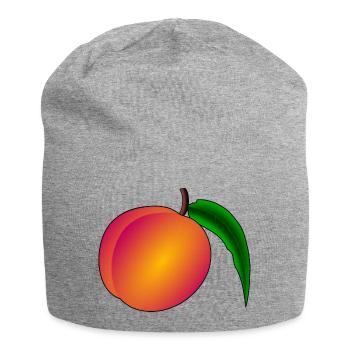 apricots aprikose veggie gemuese fruits7 - Jersey-Beanie - Grau meliert - Vorne