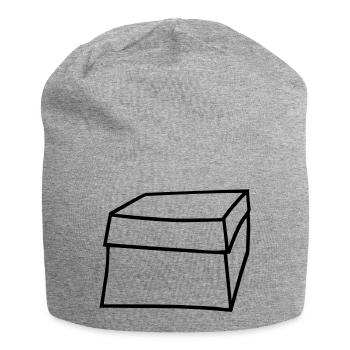 box - Bonnet en jersey - gris chiné - Devant