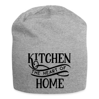 Kitchen household cooking food gift - Jersey Beanie - heather grey - Front