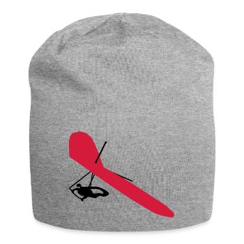 Drachenflieger - Jersey-Beanie - Grau meliert - Vorne