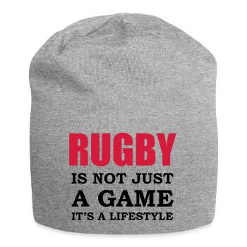 rugby style - Jersey Beanie - heather grey - Front