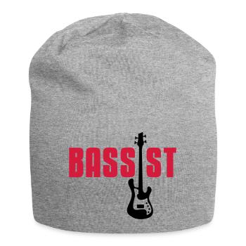 bassist - Bonnet en jersey - gris chiné - Devant
