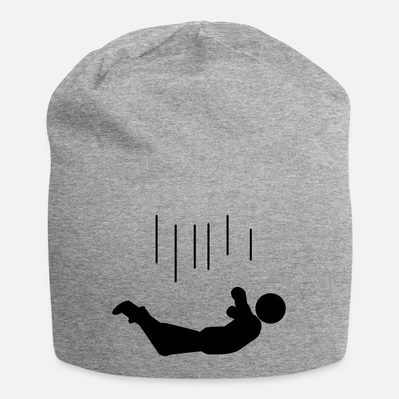 fliegen - Jersey-Beanie - Grau meliert