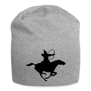 krieger - Jersey-Beanie - Grau meliert - Vorne