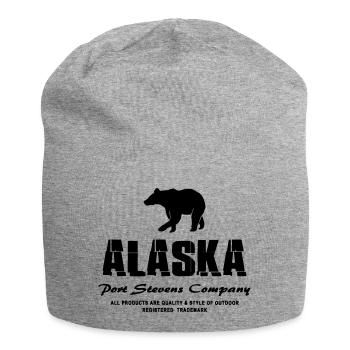 Alaska - Grizzly - Jersey-Beanie - Grau meliert - Vorne