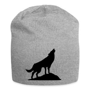 Wolf - Wolkshund (super cheap) - Bonnet en jersey - gris chiné - Devant