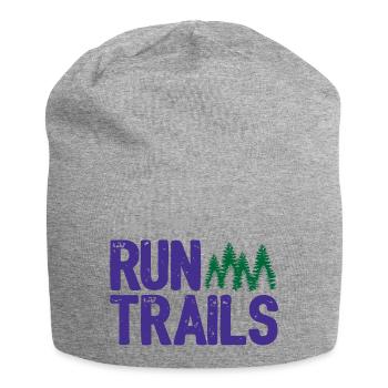 Run Trails - Jersey-Beanie - Grau meliert - Vorne