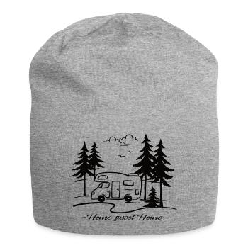 RV Home Sweet Home Caravane Cadeau - Bonnet en jersey - gris chiné - Devant
