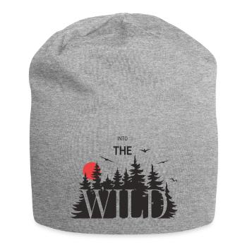 Into the Wild, Randonnée, Nature & Nature - Bonnet en jersey - gris chiné - Devant