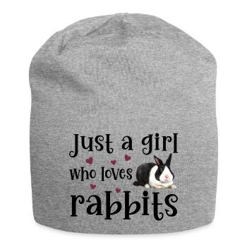 Rabbit Rabbit - Jersey Beanie - heather grey - Front