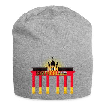 Allemagne Porte de Brandebourg Or Rouge Noir - Bonnet en jersey - gris chiné - Devant