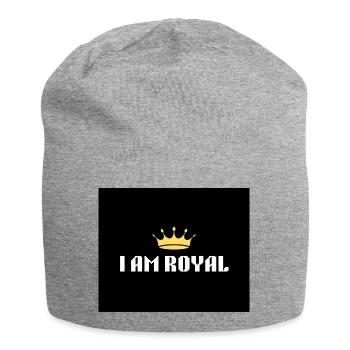 Iam royal - Jersey Beanie - heather grey - Front