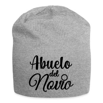 Abuelo del Novio Groom's Grandpa Wedding Gift - Jersey Beanie - heather grey - Front