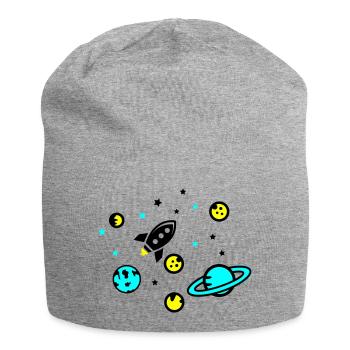 Universe - Jersey Beanie - heather grey - Front