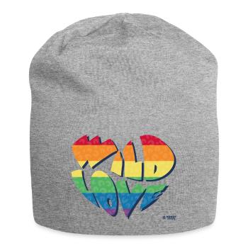 Amour sauvage - Bonnet en jersey - gris chiné - Devant