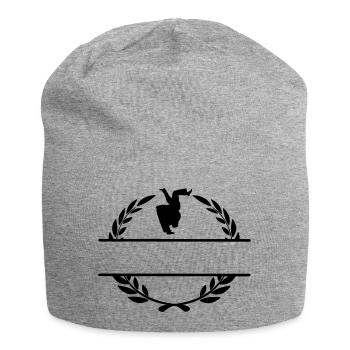 Judo-Wurf Lorbeerkranz - Jersey-Beanie - Grau meliert - Vorne
