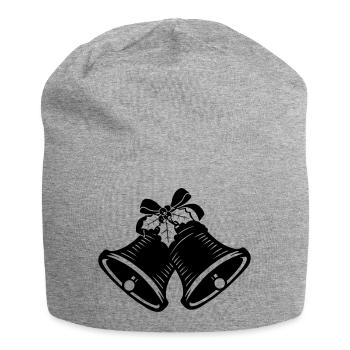 Cloches d’église pour Noël - Bonnet en jersey - gris chiné - Devant