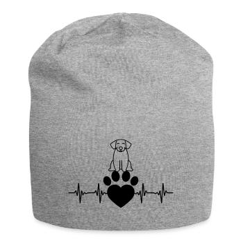 haustier liebe - Jersey-Beanie - Grau meliert - Vorne