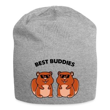 Hamster Best Buddies - Bonnet en jersey - gris chiné - Devant
