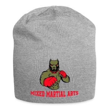 dog fighter mma - Jersey-Beanie - Grau meliert - Vorne