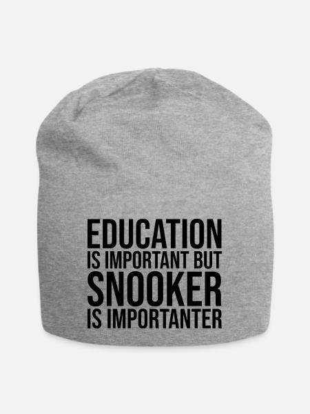 Snooker Snooker Snooker - Jersey-Beanie - Grau meliert