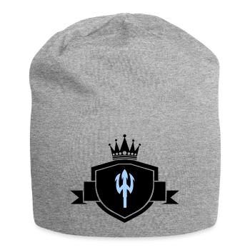 Trident Coat of Arms - Jersey Beanie - heather grey - Front