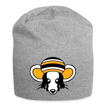 Souris Raggae Jamaica Chapeau Rasta Lure Chill Hat - Bonnet en jersey - gris chiné - Devant