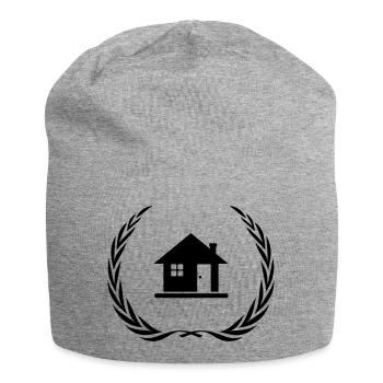 Symbole de la maison Maison Couronne - Bonnet en jersey - gris chiné - Devant