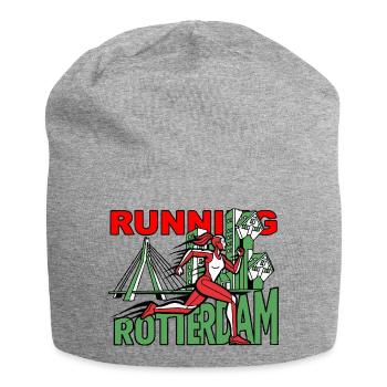 Läufer Rotterdam CityRun - Jersey-Beanie - Grau meliert - Vorne