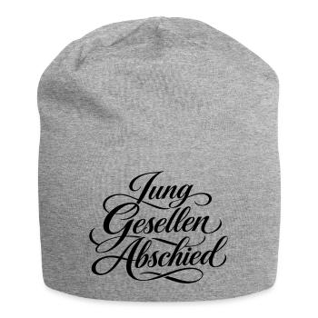 Junggesellen Abschied - Jersey-Beanie - Grau meliert - Vorne
