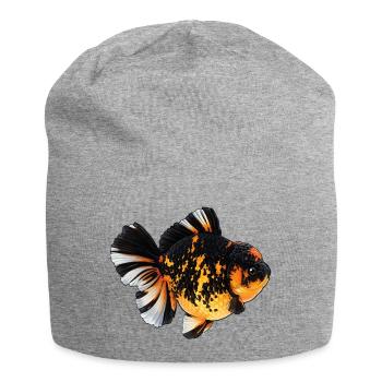 Fire Jumbo Tiger HQ Oranda Goldfish - Jersey Beanie - heather grey - Front