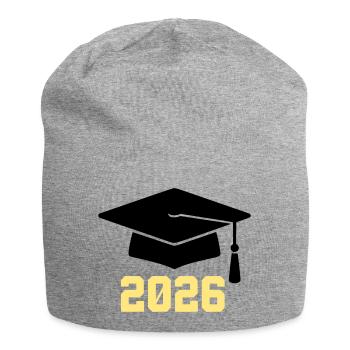 Absolvent 2026 Bachelor Hut - Jersey-Beanie - Grau meliert - Vorne