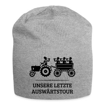 Unsere Letzte Auswärtstour Mit Trecker (JGA / B) - Jersey-Beanie - Grau meliert - Vorne