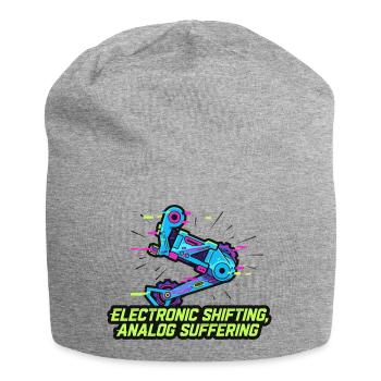 Souffrance analogique électronique - Bonnet en jersey - gris chiné - Devant