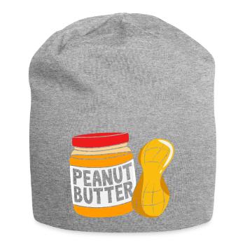 Peanut butter - Jersey Beanie - heather grey - Front