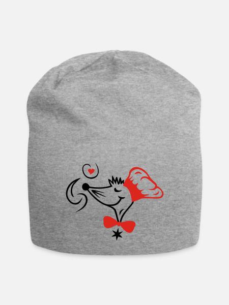 Sternekoch, backen, Koch - Jersey-Beanie - Grau meliert