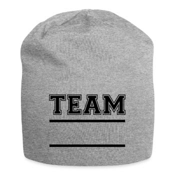 ÉQUIPE - Bonnet en jersey - gris chiné - Devant