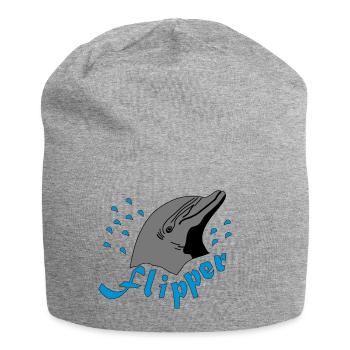 Flipper - Jersey-Beanie - Grau meliert - Vorne