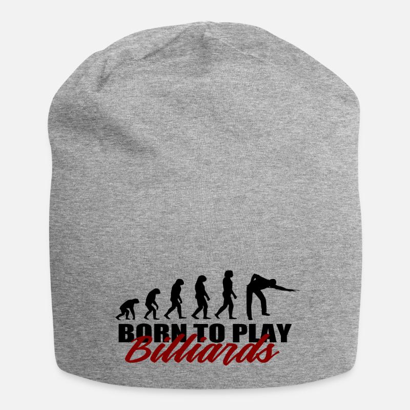 billard - Bonnet en jersey - gris chiné