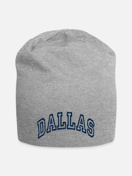 Dallas - Jersey-Beanie - Grau meliert