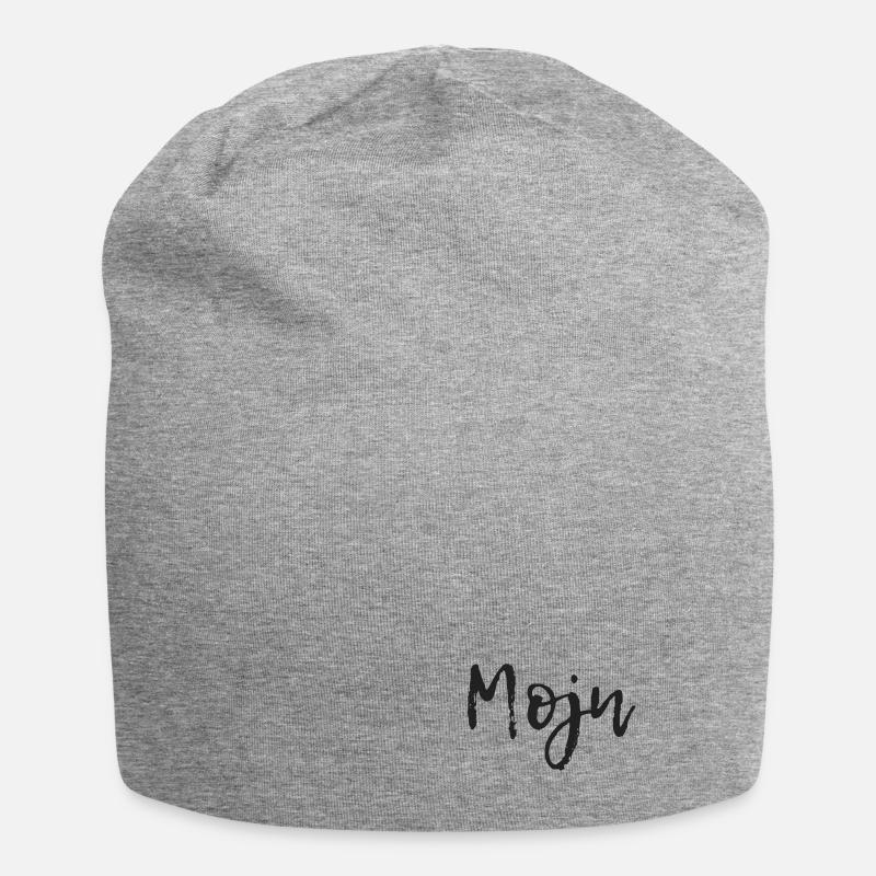 Mojn - Jersey-Beanie - Grau meliert