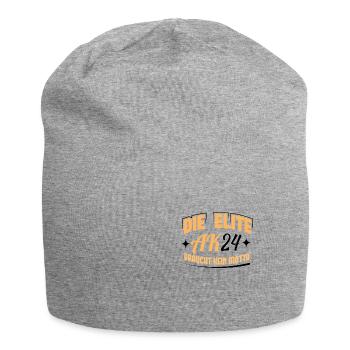 Abschlussklasse 2024 Schulabschluss Abitur Matura - Jersey-Beanie - Grau meliert - Vorne