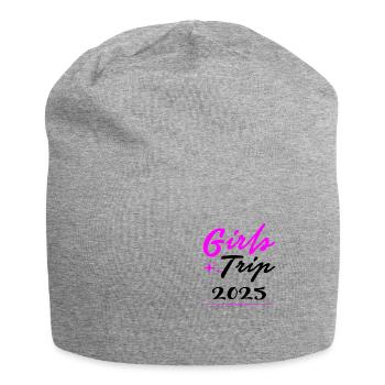 Girls' Trip 2025 Girls Trip Girls' Tour Girls trip - Jersey Beanie - heather grey - Front