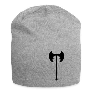 Fantasy battle ax - Jersey Beanie - heather grey - Front