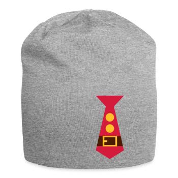 Santa Claus - Jersey Beanie - heather grey - Front
