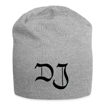 DJ monogram - Jersey Beanie - heather grey - Front