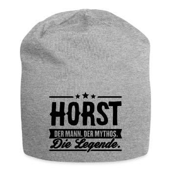 Man Myth Legend Horst - Jersey Beanie - heather grey - Front