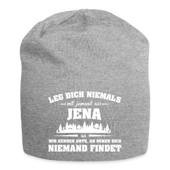LND Jena - Jersey-Beanie - Grau meliert - Vorne