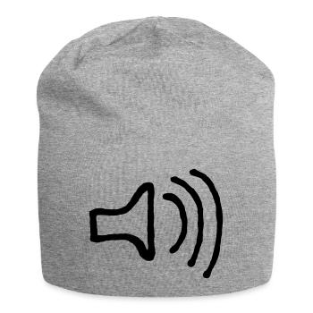 lautsprecher - Jersey-Beanie - Grau meliert - Vorne