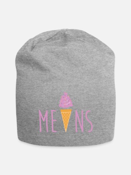 Eis Eis Baby. - Jersey-Beanie - Grau meliert